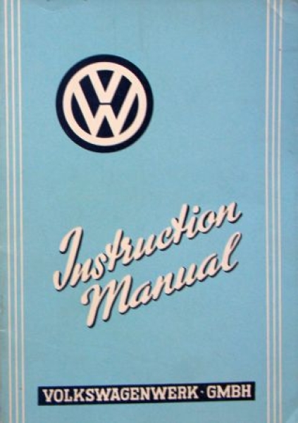 Volkswagen Beetle 1950 Owner Manual (7224)